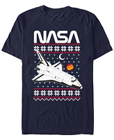 Fifth Sun Men's Nasa Shuttle Xmas Short Sleeve T-Shirt