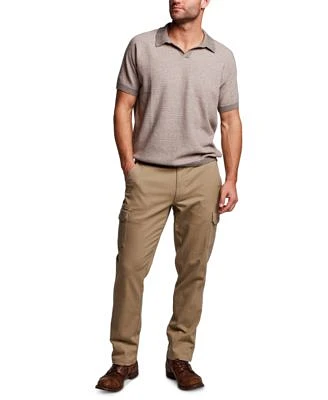 Weatherproof Vintage Mens Striped Polo Sweater Cargo Pants