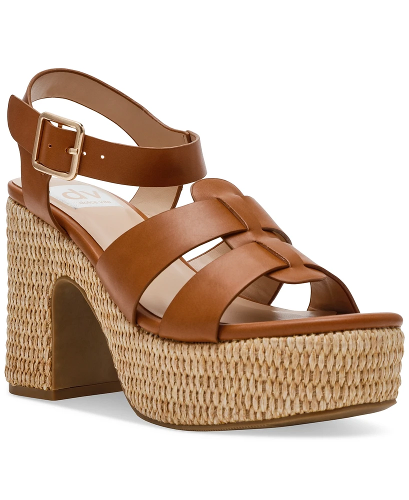 Dv Dolce Vita Women's Mullen Platform Block-Heel Sandals