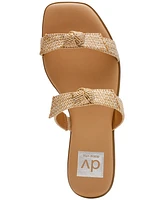 Dv Dolce Vita Women's Medford Two-Band Bow Flat Sandals