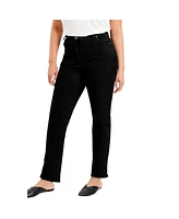 June + Vie Plus Fit Straight-Leg Jeans