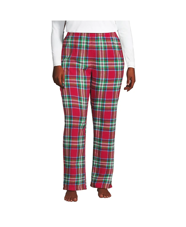 Plaid Pajama Macy's Women's Pajama Bottoms Lands' End