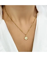 The Lovery Gold Four Leaf Clover Charm 14K Gold