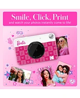 Kodak Barbie x Printomatic 2x3 Instant Print Camera, 5MP Portable Instant Camera