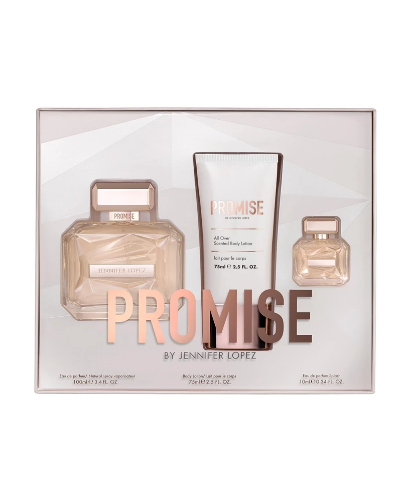 Jennifer Lopez Promise 100ml Edp and 75ml Body Lotion and 10ml Mini Gift Set