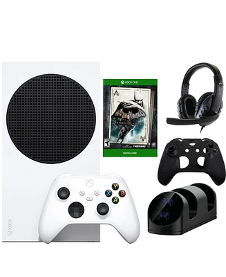 Xbox Series S 1TB Digital White Console with Return to Arkham Game & Accessories