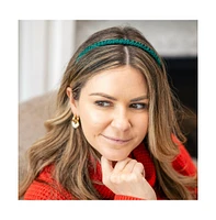 Thin Solid Headband - Green