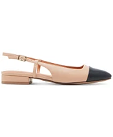 Madden Girl Cameo Capped-Toe Slingback Flats