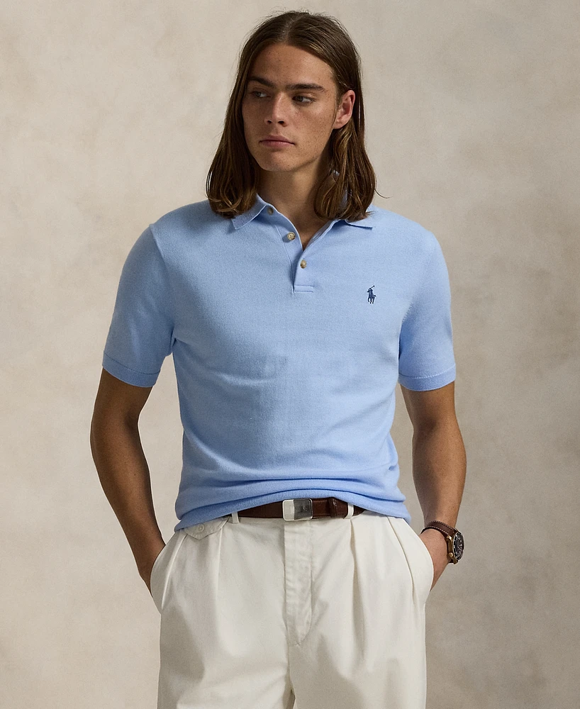 Polo Ralph Lauren Men's Cotton Polo-Collar Sweater