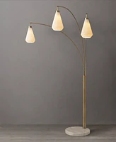 Nova of California Concord 85" 3 Light Switch Arc Floor Lamp