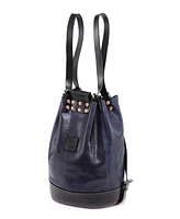 Old Trend Women's Leather Canna Bucket Backpack