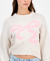 Freshman Juniors' Bow Sweater