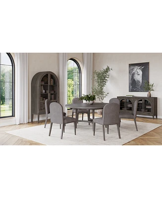 Griffith 7 Pc. Round Dining Set (Table & 6 Side Chairs), Created for Macy's