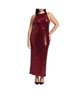 Eloquii Plus Sequin Maxi Dress