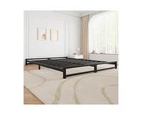 gaomon 6 Inch Queen Bed, Metal Platform Bed Frame with Steel Slats Support, Mattress Foundation, Easy Assembly