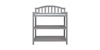 Slickblue Wood Finish Baby Toddler Changing Table with Pad Stylish and Functional Design