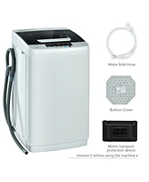 Gouun 8.8 lbs Portable Full-Automatic Washing Machine with Drain Pump and Spin Dryer