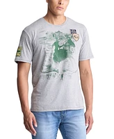 Buffalo David Bitton Men's Graphic Patch T-Shirt