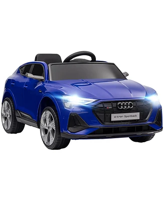 Aosom 12V Kids Electric Ride On Car, Licensed Audi E-tron with Seat, Remote