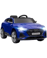 Aosom 12V Kids Electric Ride On Car, Licensed Audi E-tron with Seat, Remote