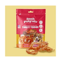 JoJo Modern Pets Jack PetPals Jack s Favorite Crafted Jerky Turkey Tendon Palatable Hypoallergenic High Protein Handcrafted Long Lasting Chew Turkey T