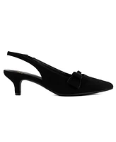 Jones New York Women's Charbeau Kitten Heel Slingback Pumps