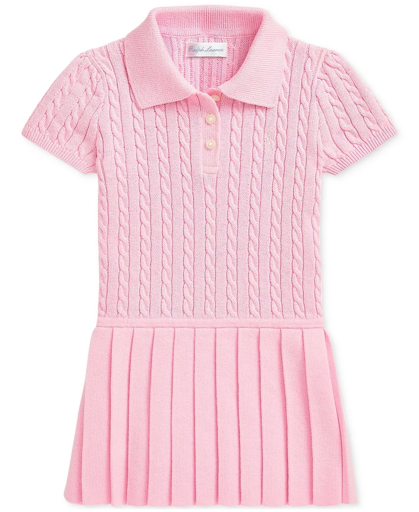 Polo Ralph Lauren Baby Girls Cable-Knit Dress