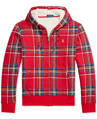 Polo Ralph Lauren Men's Plaid Pile Fleece-Lined Hoodie