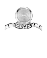 Versace Women's Medusa Secret Silver Stainless Steel Bracelet Watch, 25mm