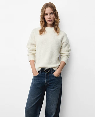Mango Women's Round-Neck Knitted Sweater