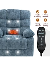 Mondawe Lift Recliner Chair Heat Massage Dual Motor Infinite