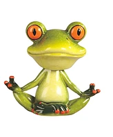 Fc Design "2-pc Gift Set" 5"W Yoga Frog with bobblehead Figurine Statue Ornament Home Room Office Decor and Perfect Gift Ideas for Housewarming, Holid