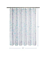 Awesome Home Watercolor Painter Dots Texture Shower Curtain, 72"X72"