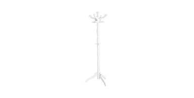 Slickblue Traditional Classic Coat Rack with Hooks for Entryway Storage