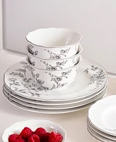 222 Fifth Bellamy Porcelain 12 Pc. Dinnerware Set, Service for 4