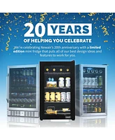 Newair Limited Edition Anniversary Series 100 Can Beverage Fridge