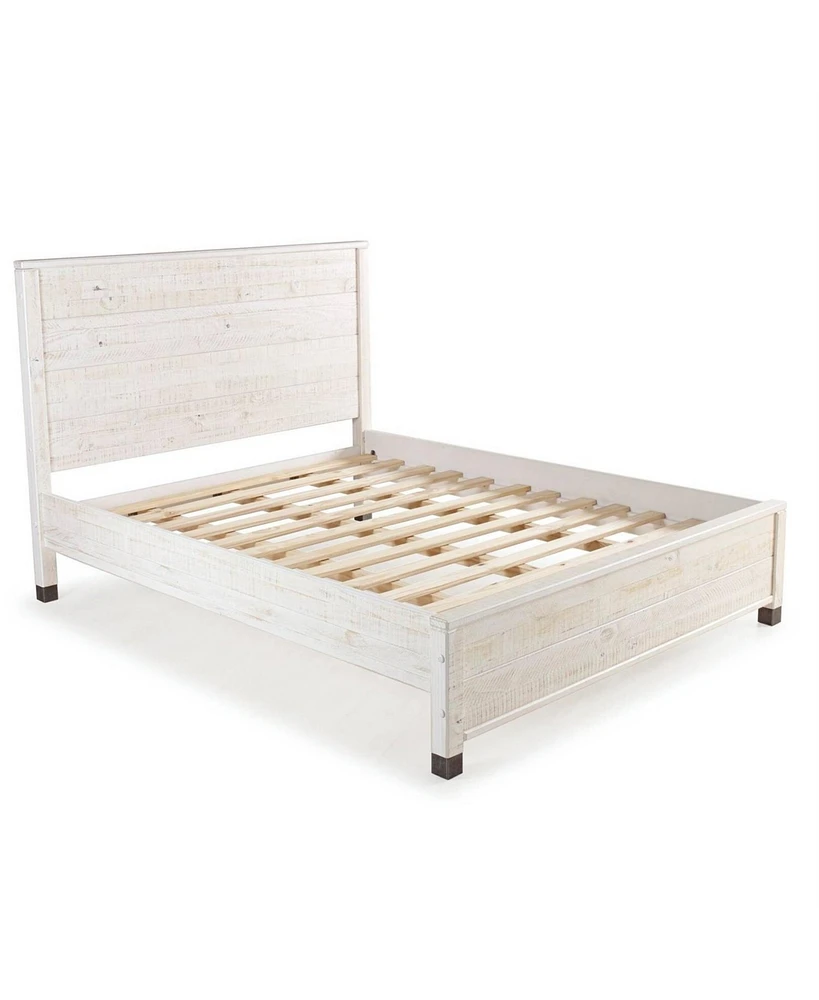 Slickblue Platform Bed Frame with Headboard - Stylish Bed Base with Built-In Support