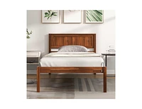 Slickblue Platform Bed Frame with Headboard - Modern