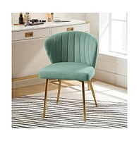 Slickblue Upholstered Wingback Accent Side Chair Stylish and Comfortable Design