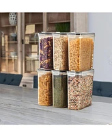 Sorbus Pack (2L/8.4 Cups) Airtight Food Storage Dispensers for Beans, Pasta, Cereals