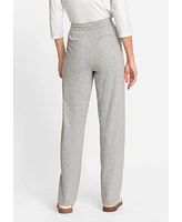 Olsen Women's Mona Fit Straight Leg Jersey Knit Pull-On Pant