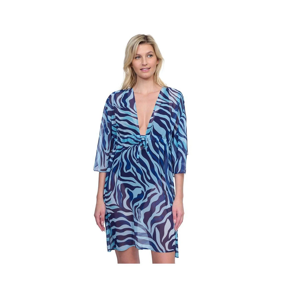 Gottex Women's Wildest Dream V Neck Beach Dress Coverup