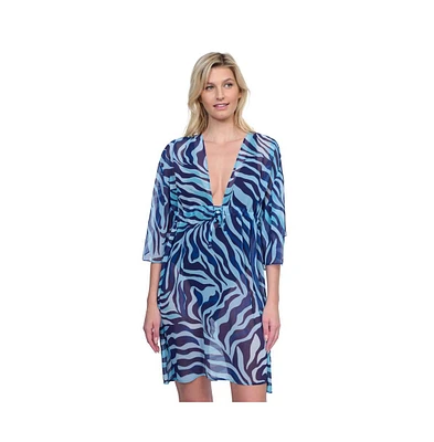 Gottex Women's Wildest Dream V Neck Beach Dress Coverup