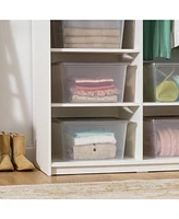 Iris Usa Quart Snap Top Plastic Storage Bin
