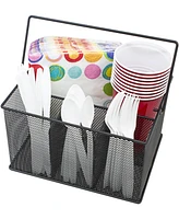 Sorbus Mesh Utensil Caddy - Organize & Serve in Style! Perfect for Kitchen, Parties