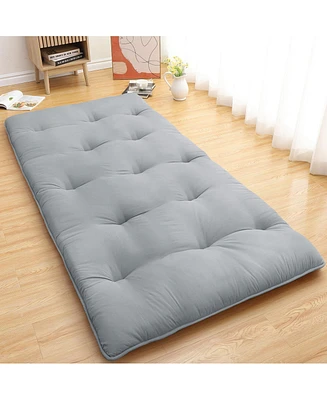 gaomon Japanese Floor Mattress Twin, Portable Futon Mattress Thicken Sleeping Mattress, for Camping & Guest Room