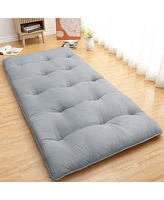 gaomon Japanese Floor Mattress Twin, Portable Futon Mattress Thicken Sleeping Mattress, for Camping & Guest Room