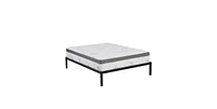 Slickblue Steel Metal Platform Bed Frame with Wood Slats