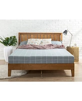 Slickblue Solid Wood Platform Bed with Headboard - Perfect Blend of Comfort and Style