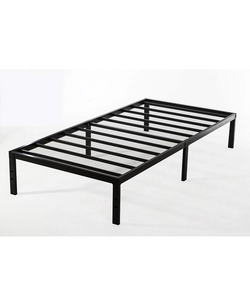 Slickblue Metal Platform Bed Frame No Box-Spring Needed for Convenient Sleeping